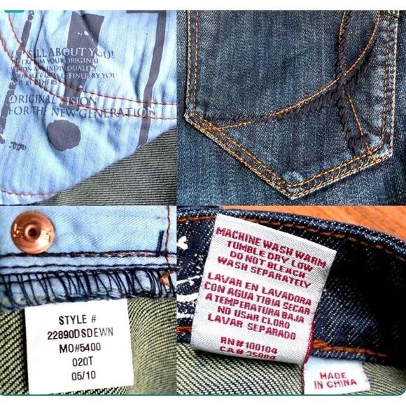 iT! Jeans Hottie dark wash Flared Women's size 29 - Picture 6 of 6